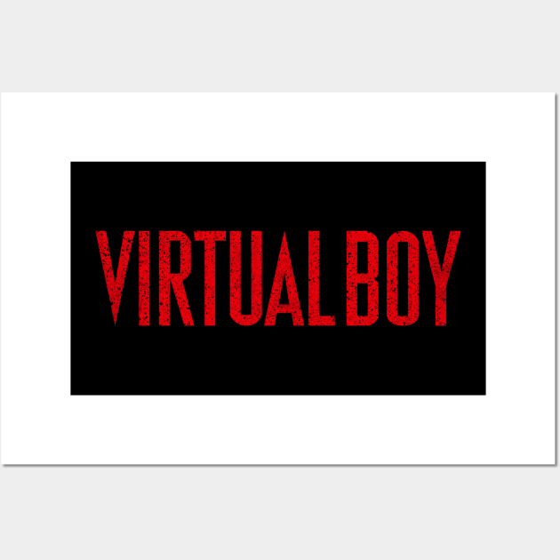 Virtual Boy Retro Design Wall Art by Super Retro City